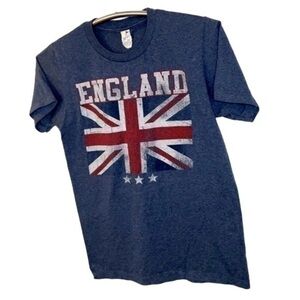 ENGLAND | Women’s ENGLAND Flag Gray Shirt Size Small